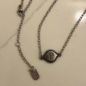 James Avery Initial Necklace